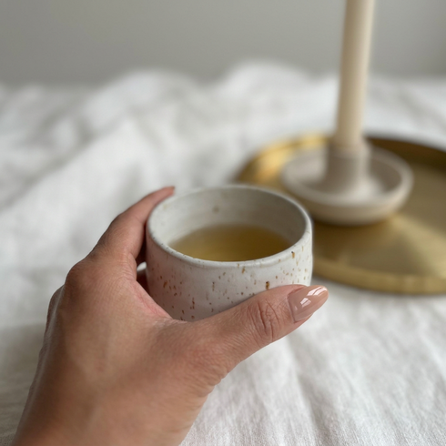 Ceramic tea bowl By Basiarts