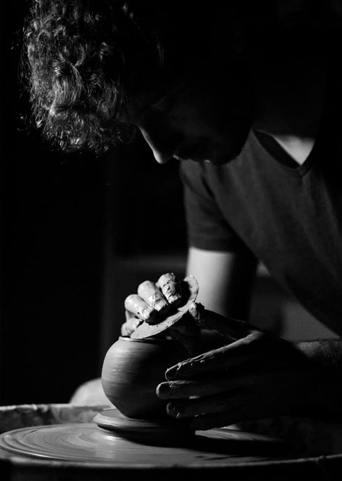 Ceramic tea bowl By Basiarts